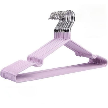 Cintres antidérapants, gain de place, robustes, secs et humides, épais, pour la maison violet