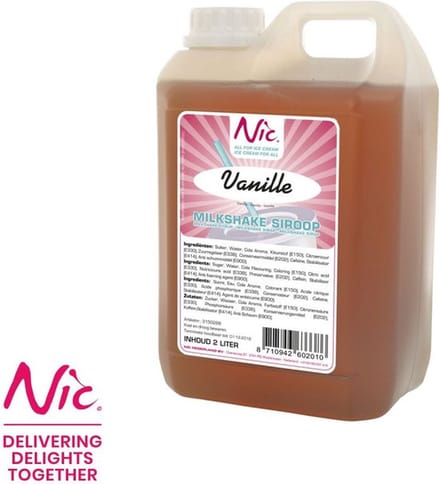 Frusco Milkshakesiroop Vanille 2 liter