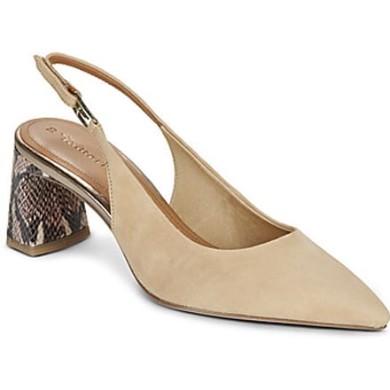 Tamaris Slingbacks beige Suède - Maat 40