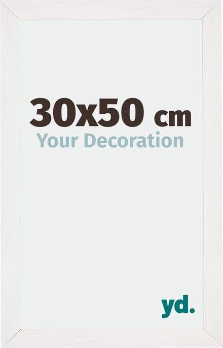 Your Decoration - Fotolijst 30x50 cm - MDF - Wit Geveegd - Mura