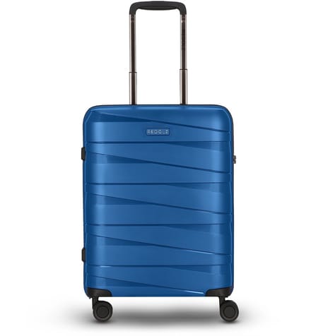 REDOLZ trolley Essentials 10 Trolley Blue Metallic 2 blauw 55cm