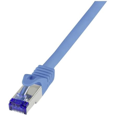 LogiLink C6A106S RJ45 CAT 6A S/FTP 15.00 m Blauw 1 stuk(s)