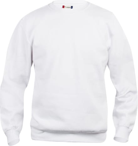 Clique Basic Roundneck 021030 - Wit - 4XL