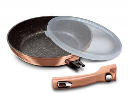 BerlingerHaus 1949 - Koekenpan - 28 cm - Metallic line rose gold edition
