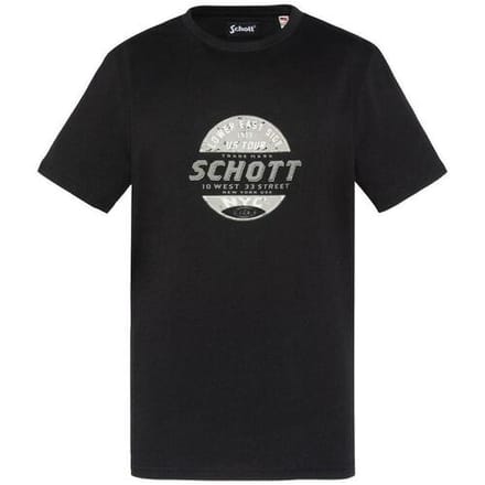 T-shirt Korte Mouw Schott USTOUR