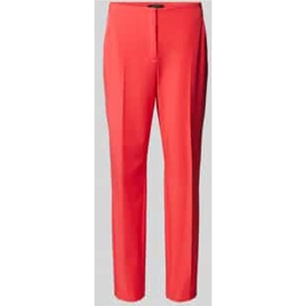 Regular fit stoffen broek met persplooien