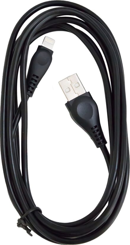 MyTech Iphone oplaadkabel - 2 meter lang - Zwart