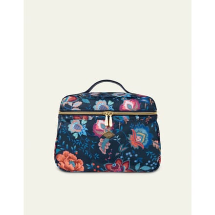 Oilily Coco - Toilettas - Beautycase - Waterafstotend - Dames - Vrouwen - Blauw - One size