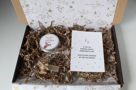 Brievenbus cadeau Een hele dikke Kerstzoen - cadeau kerst