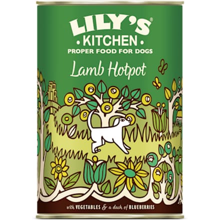 Lily's Kitchen Vispastei met Erwten 6 x 400 g - Lam met aardappelen, pompoen en wortelen