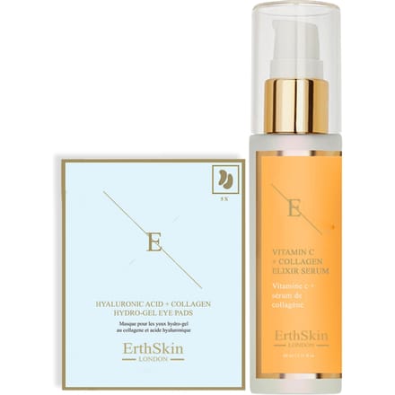 VITAMINE C + COLLAGEN ELIXIR SERUM 60ML + Hyaluronzuur + Collageen Hydrogel Oogkompressen 5 X 2