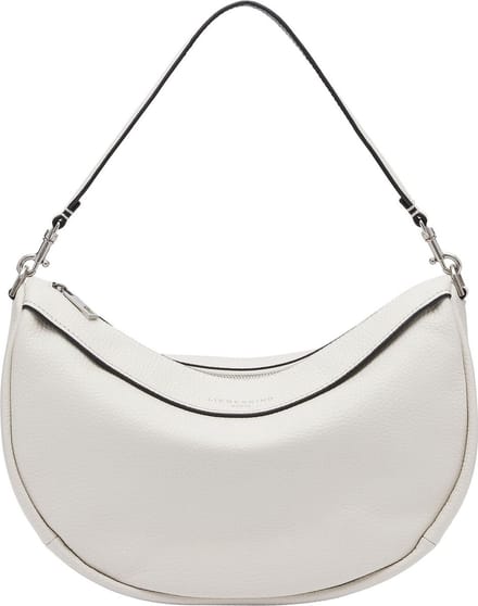 LIEBESKIND BERLIN Leren Schoudertas Melli Heavy Pebble Hobo Bag Coconut Crème