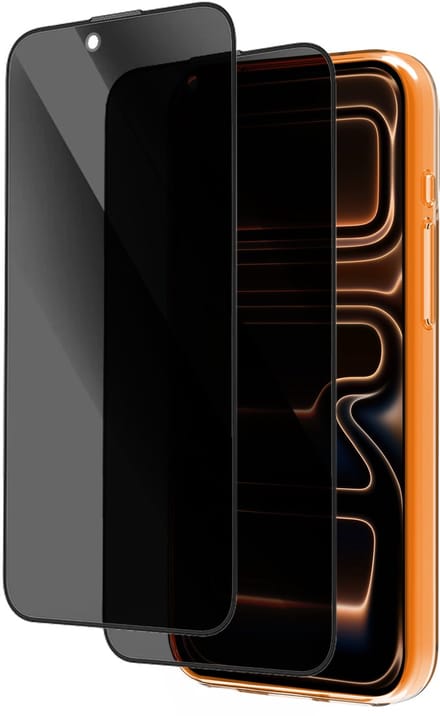 Transparant hoesje geschikt voor iPhone 17 Pro Max - Met 2x Privacy Screenprotector - Xssive