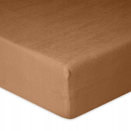 Terry hoeslaken met elastiek 200x220cm - Beige
