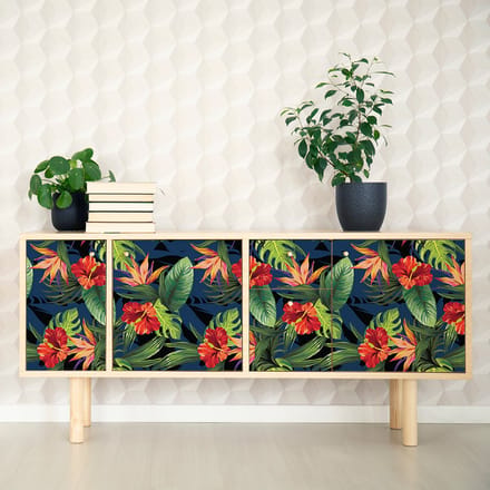 Tropische ganzo meubelsticker, 40 x 60 cm