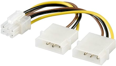 Pro Stroom cable/adapter for PC graphics card 6-pin PCI-E/PCI Express