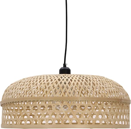 Olucia - JENNIFER - Hanglamp - Bruin / Zwart - Vorm: Rond