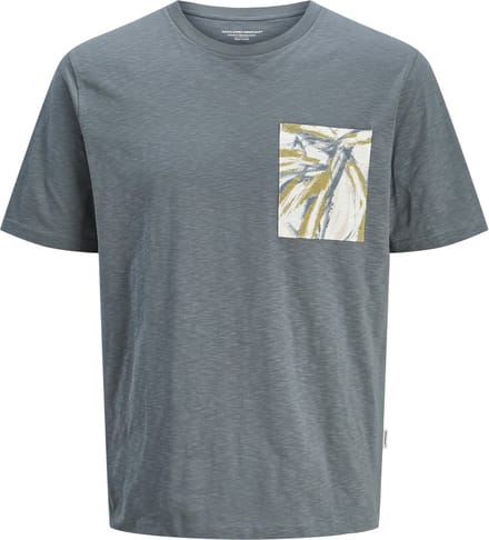 JACK&JONES - JORSPLIT AOP POCKET TEE SS CREW NECK - Heren - T-shirts
