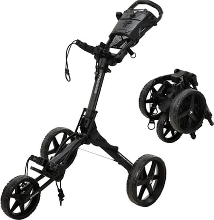 Fastfold Smart Golftrolley - Zwart - nieuw model 2026
