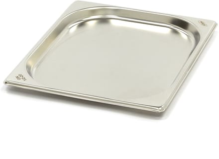 Gastronorm Bak - 1/2 GN - 2 cm Diep - RVS
