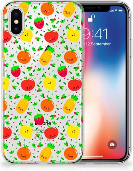 Apple iPhone X | Xs Siliconen Case Fruits