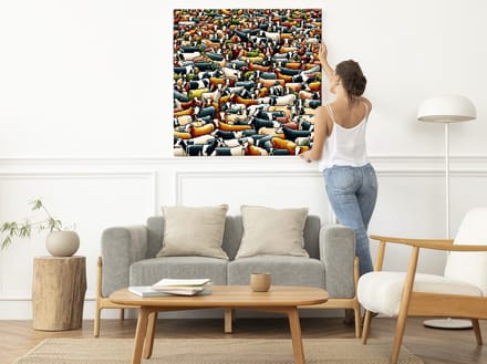 Kunstprint | Wanddecoratie | Dibond | 20 × 20 cm