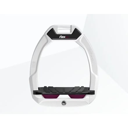 Veiligheidseispriemen Ruitersport Hellend Grip Wit/Zwart/Prune Flex-On Safe-On