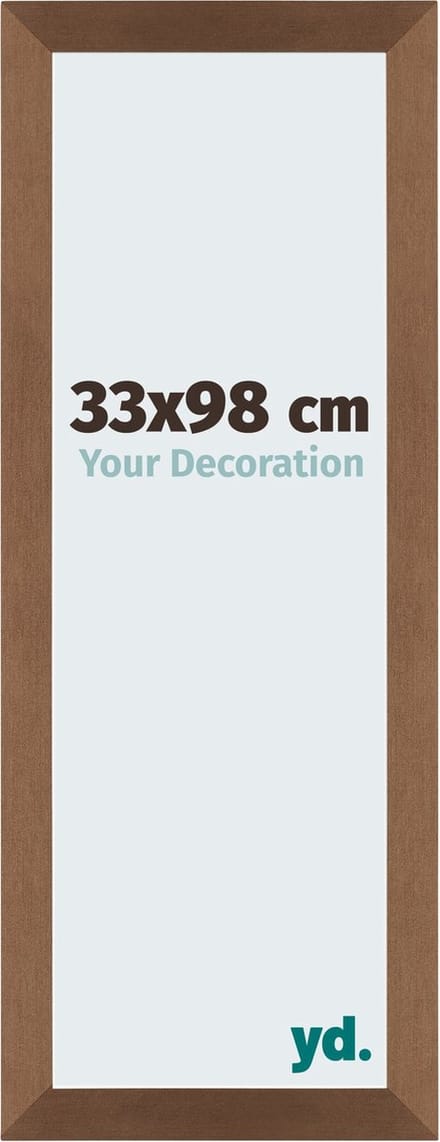 Your Decoration - Fotolijst 33x98 cm - MDF - Koper Decor - Mura