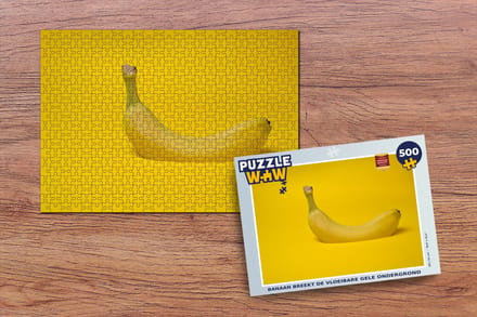 Puzzel Banaan - Fruit - Geel - Legpuzzel - Puzzel 500 stukjes