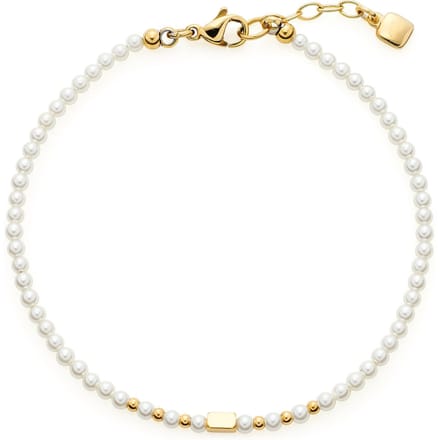 Leonardo dames armband roestvrijstalen zoetwaterparel One Size 88608488
