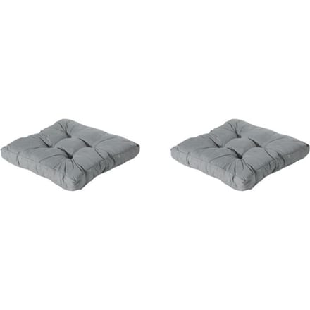 Madison - Florance Zitkussen Basic grey - Ca. 73x73 cm - Set van 2