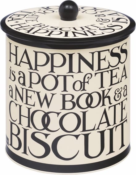 Emma Bridgewater - Vershouddoos - Bewaarblik - Rond - Black Toast