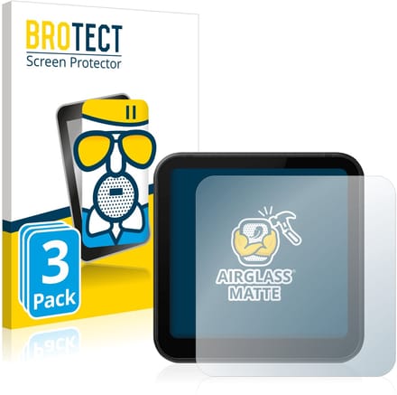 BROTECT - Screenprotector voor DJI Action 2 - Folie Beschermfolie Beschermglas matte 3 Stuks