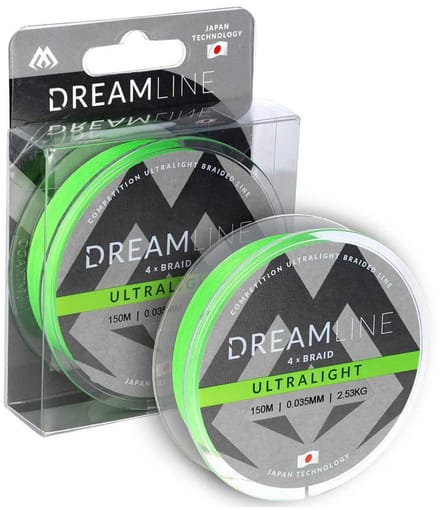 Mikado Dreamline Ultralight Gevlochten Vislijn 150 M Groen 0.035 mm