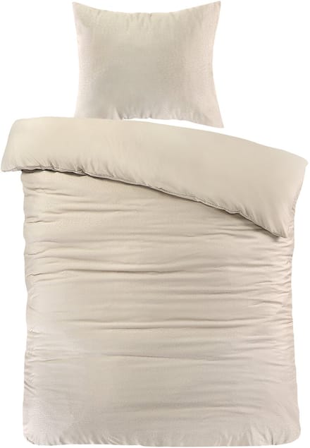 Decoware Dekbedovertrek Panter 140x200 cm - Beige - Microvezel - Met Kussensloop - Eenpersoons
