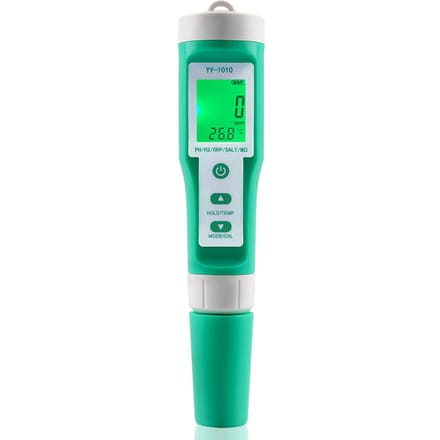10 in 1 PHECTDSORPH2FertileSalinityS.GM Ohm Temp Waterkwaliteitsmeter Digitaal Multifunctioneel veelkleurig