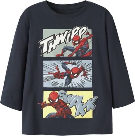 NAME IT - NMMJARL SPIDER LS NREG TOP NOOS MAR - Jongens - Lange mouwen shirts
