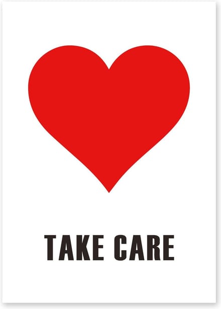 Wenskaart Take Care | set van 10 kaarten