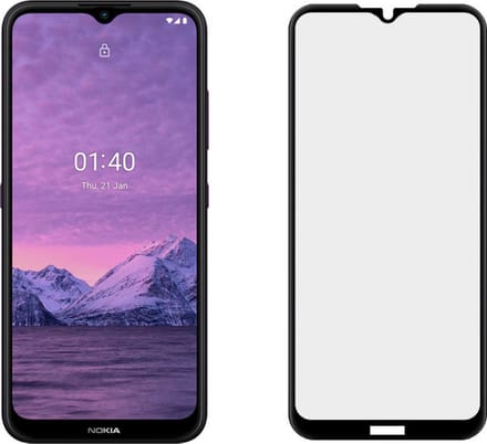 Full Cover Full Glue 9H Glass Screen Protector for Nokia 5.3 _ Clear