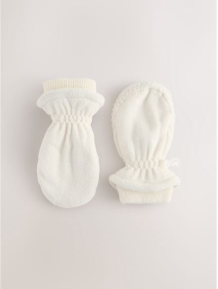 Next - Meisjes - Fleece wanten - Crème