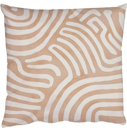 Sierkussens - Kussentjes Woonkamer - 40x40 cm - Beige - Aardspatroon