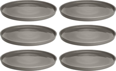 Leonardo Roma bord 22cm taupe - set/6