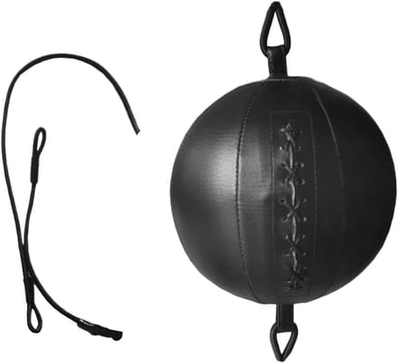 Boksbal - Reactiebal - Fitness Training - Verbetert Reactietijd - 10cm Diameter - Zwart