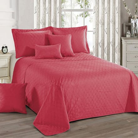 Lavandoux - Bedsprei - Quilt - Jester Red - 220 x 240 cm - 2-persoons