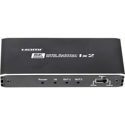 My Wall 8K HDMI® Splitter 1 in 2 out HDMI-splitter Ultra HD-geschikt
