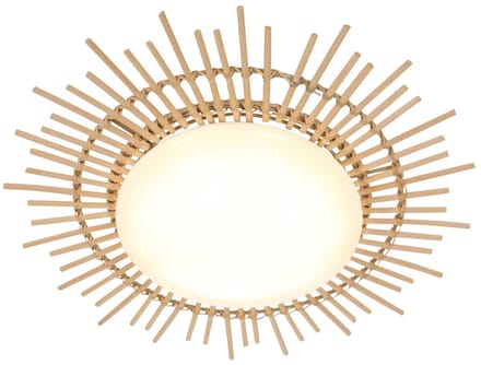 Plafondlamp Aura 1894W - Rotan, 50 cm - Geschikt voor badkamer en hal - Anne Light - Eigentijds Design