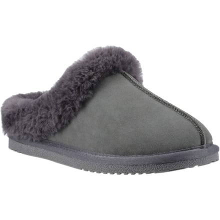 Hush Puppies Amara Suède Dames Grijze Slippers