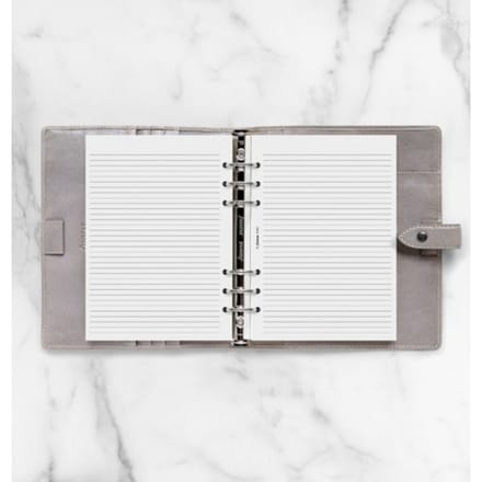 Filofax - vulling A5 -gelijnd notitiepapier - wit
