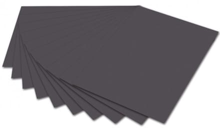 Folia gekleurd papier A4 130 gr antraciet 100 vel knutselpapier.