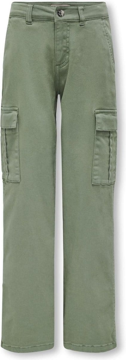 Kids cargo broek YARROW - VOX Hedge Green Straight Fit